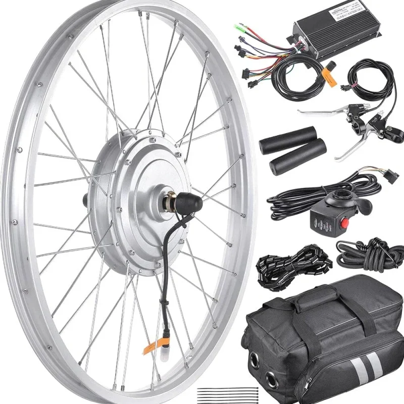 24 Inch 36V 750W Front E-Bike Hub Motor Conversion Kit