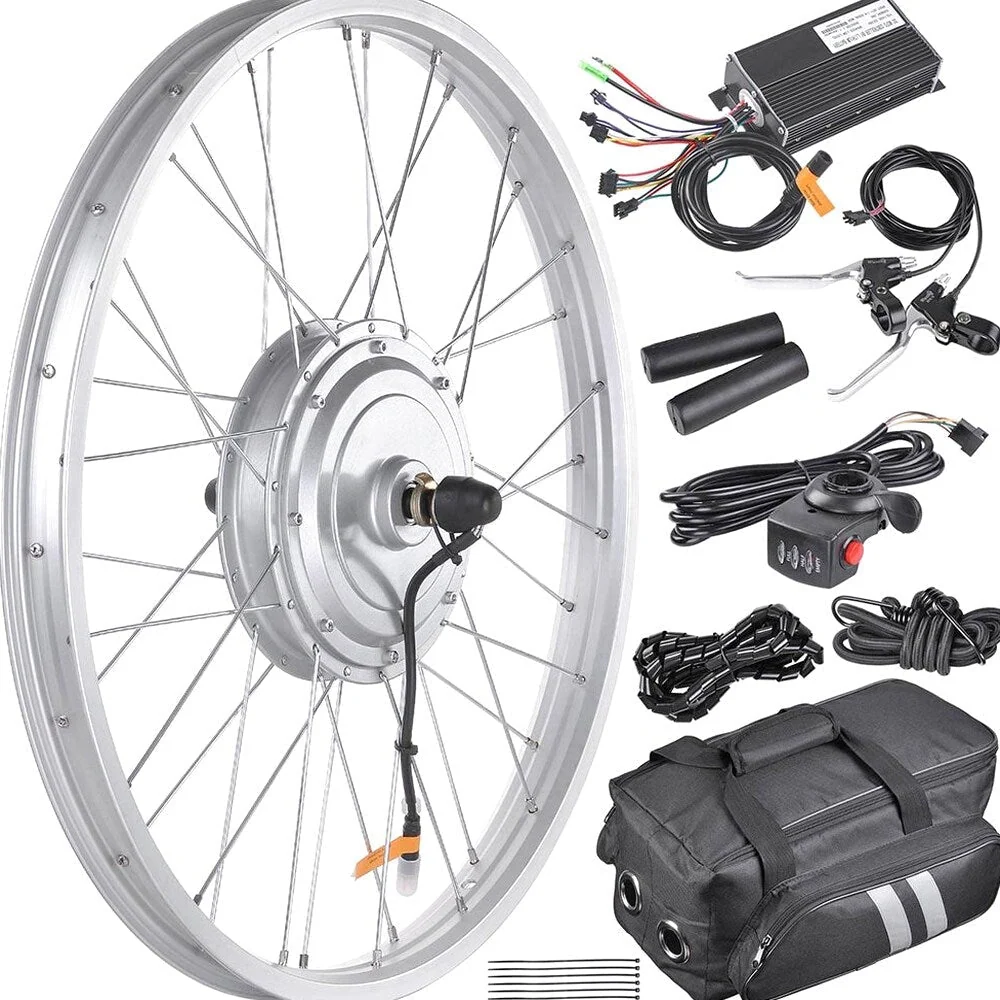 24 Inch 36V 750W Front E-Bike Hub Motor Conversion Kit