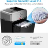 24-Sheet Cross-Cut Paper Shredder, 40-Minute Continuous Run Time, 9-Gallon Basket, P-4 Security