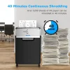 24-Sheet Cross-Cut Paper Shredder, 40-Minute Continuous Run Time, 9-Gallon Basket, P-4 Security