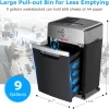 24-Sheet Cross-Cut Paper Shredder, 40-Minute Continuous Run Time, 9-Gallon Basket, P-4 Security