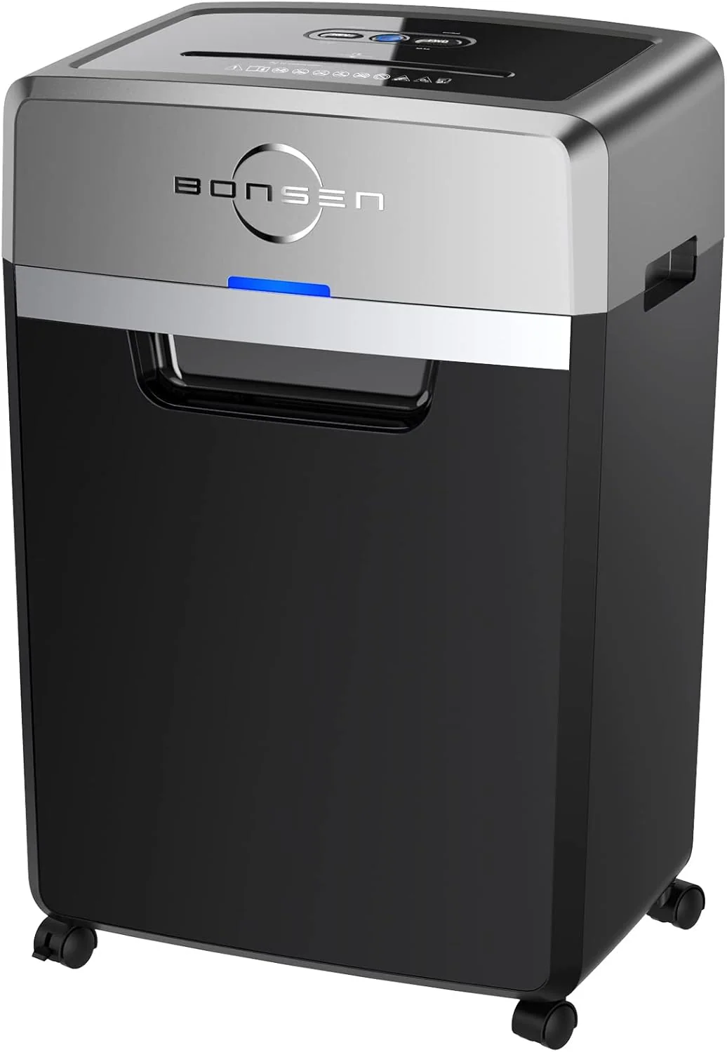 24-Sheet Cross-Cut Paper Shredder, 40-Minute Continuous Run Time, 9-Gallon Basket, P-4 Security