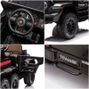 24V 6-Wheel 4WD Kids' Ride-On Pickup Truck With Remote Control - Black