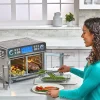 25-Qt. Extra-Large Dual-Zone Air Fryer Toaster Oven With French Doors