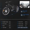 26 Inch Adult 3 Wheel Electric Tricycle With Basket, Fat Tires, 7 Speeds, 350W Motor, 36V 10Ah Battery - BICYCLE