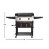 28-Inch 2-Burner Griddle With Electric Air Fryer And Hood