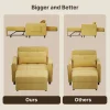 3-in-1 Convertible Pullout Sleeper Chair Bed - 75in x 26in x 17in