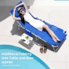 Yestomo 3-In-1 Outdoor Tanning Lounge Chair, 5-Position Recliner, 330lbs, Blue