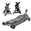 3-Ton Low-Profile Floor Jack And Jack Stands Set - 6,000 Lb
