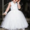 3 Yard Cut Sparkle Tulle Fabric, White, 54" Wide for Apparel & Crafting, by Fuzhou