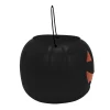30-Count Jack-o'-Lantern Trick-or-Treat Pail, Black, 8", Halloween by Way To Celebrate
