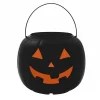 30-Count Jack-o'-Lantern Trick-or-Treat Pail, Black, 8", Halloween by Way To Celebrate