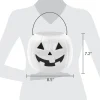 30-Count Jack-o'-Lantern Trick-or-Treat Pail, White, 8", Halloween by Way To Celebrate
