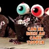 30 Gummy Eyeballs, Spooky Halloween Eyeball Candy in 4 Flavors, Soft Gummies with Jelly Filling, Individually Wrapped, B