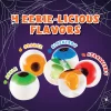 30 Gummy Eyeballs, Spooky Halloween Eyeball Candy in 4 Flavors, Soft Gummies with Jelly Filling, Individually Wrapped, B