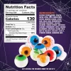 30 Gummy Eyeballs, Spooky Halloween Eyeball Candy in 4 Flavors, Soft Gummies with Jelly Filling, Individually Wrapped, B