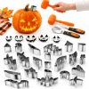 30-Piece Professional Pumpkin Carving Kit with Stencils and Stainless Steel Tools