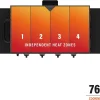 36-Inch 4-Burner Propane Gas Griddle With Flat Top And Side Stands