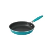 38-Piece Teal Cookware Set With Floral Design