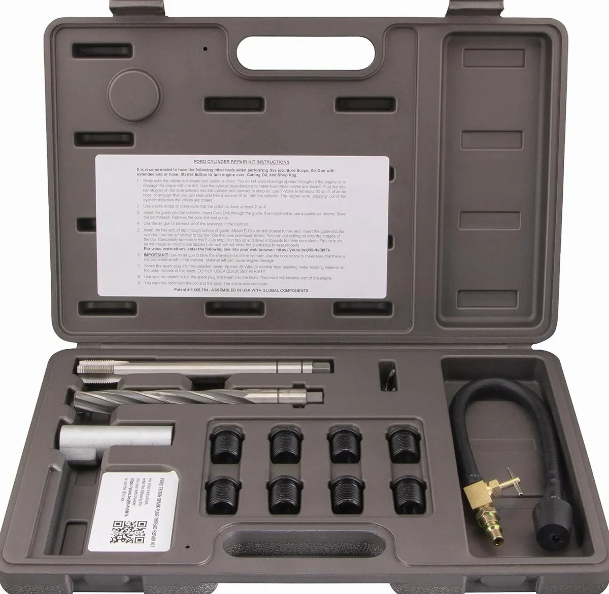 Cal-Van Tools Ford Triton Two Valve Spark Plug Thread Repair Kit - 38900