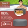 Coleman 4 To 6 Person Square Inflatable Hot Tub With 114 AirJets, Gray - 15442