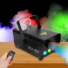 400W Fog Machine RGB LED Party Club DJ Fogger Rapid Heating Remote Control Wedding Stage Smoke Machine