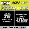RYOBI 40V HP Brushless 21" Walk Behind Self-Propelled Lawn Mower w/ (2) 6.0Ah Batteries and Charger