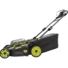 RYOBI 40V 20 in Self-Propelled Mower/Trimmer/Blower Kit, 2 Batteries, 2 Chargers - RY401120-Y/Ry40270/RY40407BTLVNM