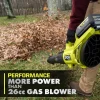 RYOBI 40V HP Brushless WHISPER SERIES 650 CFM 160 MPH Leaf Blower Cordless with 4.0 Ah Battery and Charger