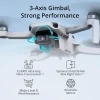 4K UHD Camera Drone Under 249 g With 3-Axis Gimbal, 10 km Video Transmission, Auto Return And 31-Min Flight Time