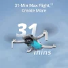 4K UHD Camera Drone Under 249 g With 3-Axis Gimbal, 10 km Video Transmission, Auto Return And 31-Min Flight Time