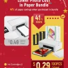 4x6 Photo Printer with Wi-Fi, 100 Sheets, Thermal Dye-Sublimation - Compatible with iPhone and Android