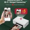 4x6 Photo Printer with Wi-Fi, 100 Sheets, Thermal Dye-Sublimation - Compatible with iPhone and Android