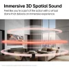 5.1.1-Channel Home Theater Soundbar With Wireless Subwoofer And Rear Speakers - Dolby Atmos, Black