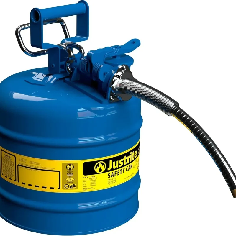 5-Gallon Red Type II Steel Safety Gas Can With 9-Inch Flexible Spout - 7250130