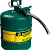 5-Gallon Red Type II Steel Safety Gas Can With 9-Inch Flexible Spout - 7250130