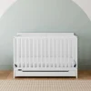 5-in-1 Convertible Baby Crib With Storage Drawer - Black