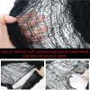 5 Pack Halloween Decorations, Kabnic Halloween Gauze - Black Creepy Cloth for Indoor & Outdoor Halloween Decor, Haunted