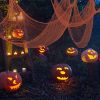5 Pack Halloween Decorations, Kabnic Halloween Gauze - Black Creepy Cloth for Indoor & Outdoor Halloween Decor, Haunted