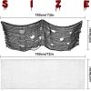 5 Pack Halloween Decorations, Kabnic Halloween Gauze - Black Creepy Cloth for Indoor & Outdoor Halloween Decor, Haunted