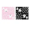 50/73/93Pcs Halloween Boo Party Tableware Supplies Decorations, Spooky Ghost Plates Napkins Boo Ghost Tableware Tableclo