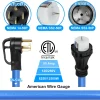 50 Amp Generator Cord And Pre-Drilled Power Inlet Box, 50FT, 125/250V - PB50