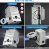 50 Amp Generator Cord And Pre-Drilled Power Inlet Box, 50FT, 125/250V - PB50