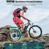 Gocio Adult Electric Mountain Bike 26 inch 500W 48V 7.8AH