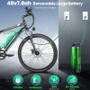 Gocio Adult Electric Mountain Bike 26 inch 500W 48V 7.8AH