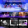 500W Fog Machine with RGB LED Lights, Remote Control, 3000CFM, 15 Lighting Effects for Wedding, DJ, Party, Concert, Hall