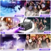 500W Fog Machine with RGB LED Lights, Remote Control, 3000CFM, 15 Lighting Effects for Wedding, DJ, Party, Concert, Hall