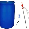 55 Gallon Emergency Water Storage HDPE Barrel Combo Pack - 23 x 23 x 34 in