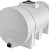 550-Gallon Horizontal Polyethylene Water Tank With Legs - 5-1/2 in Fill Cap, 2 in NPT Outlet