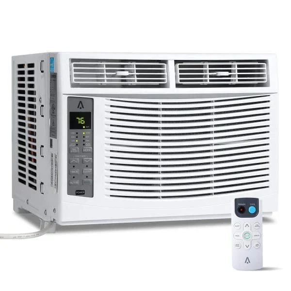 6,000 BTU 115V Window Air Conditioner With Reusable Filter - Cools Rooms Up To 250 Sq. Ft.